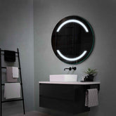 Espejo LED Redondo | Control por interruptor de pared | Luz blanca fría - Reyze Seria Salono Model 4